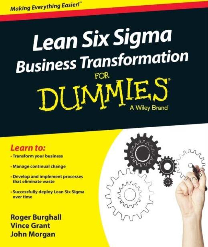 Lean Six Sigma Business Transformation For Dummies av Roger Burghall, Vince Grant, John (University of Wales Cardiff) Morgan