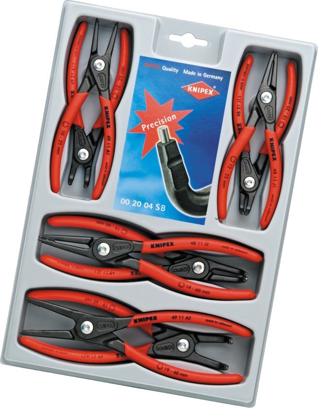 00 20 04 SB, Pliers set, Rød, 1,27 kg