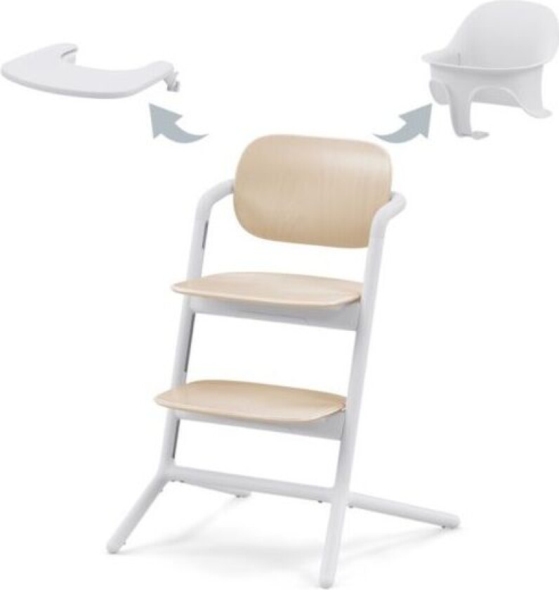 Cybex, Spisestol, Lemo Chair, 3i1 Pakke - Sand White
