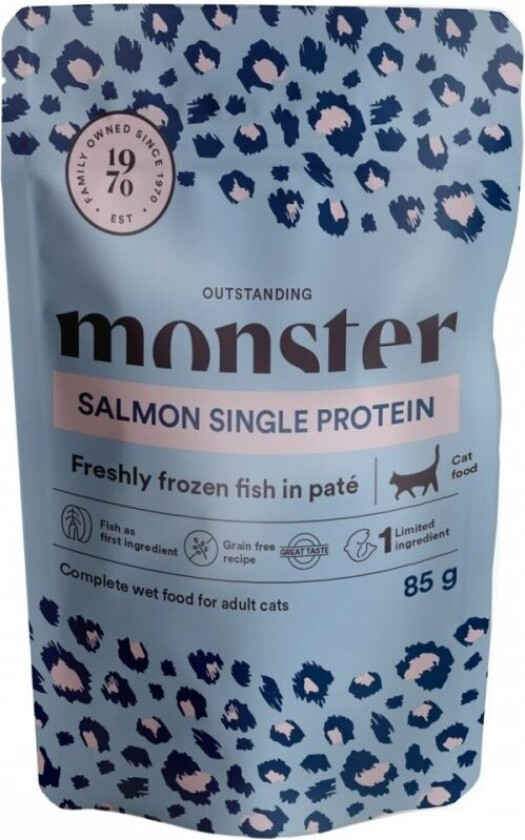 Monster Cat Adult Salmon 85 g