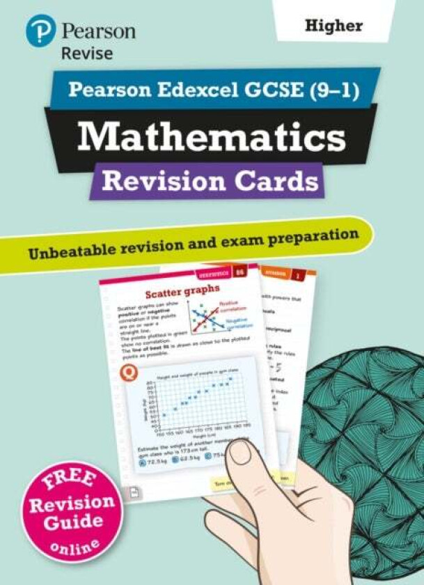 Pearson REVISE Edexcel GCSE Maths Higher Revision Cards (with free online Revision Guide) - 2023 and av Harry Smith