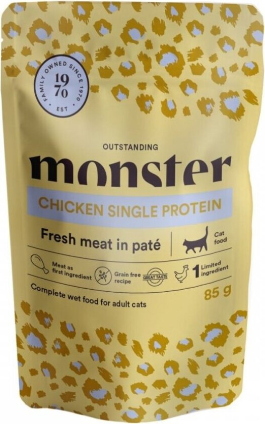 Monster Cat Adult Chicken 85 g