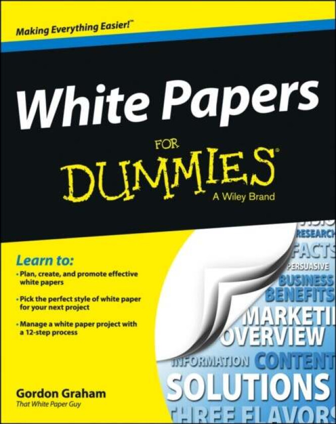White Papers For Dummies av Gordon (Princeton Theological Seminary) Graham