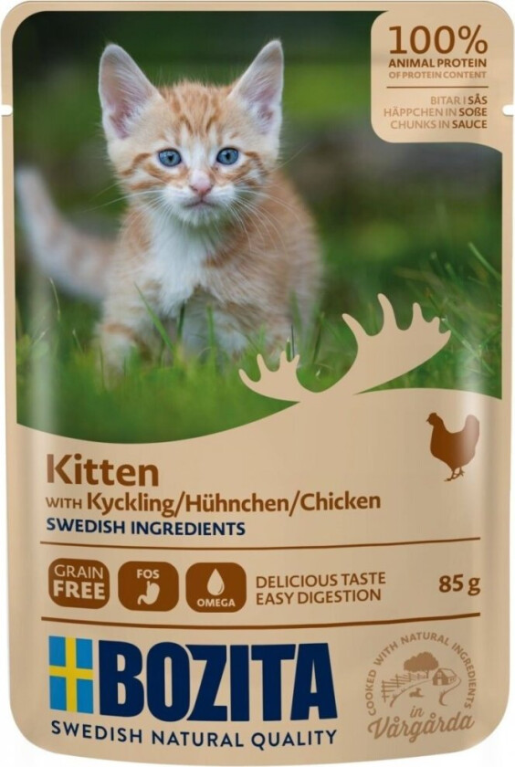 Bozita Kitten Kylling i Saus 85 g