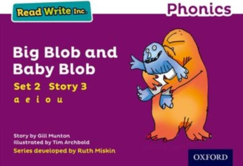 Read Write Inc. Phonics: Big Blob and Baby Blob (Purple Set 2 Storybook 3) av Gill Munton