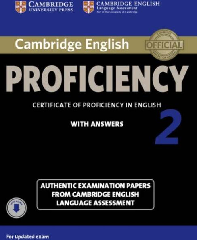 Cambridge English Proficiency 2 Student's Book with Answers with Audio