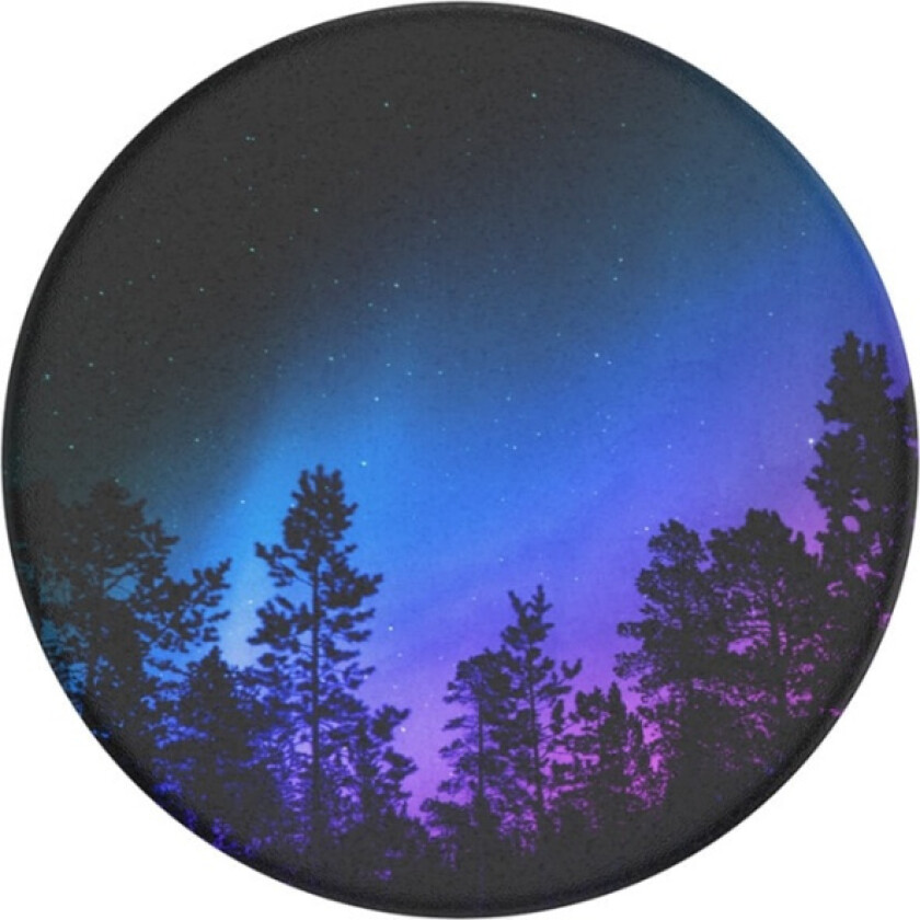 POPSOCKETS PopGrip Aurora Woods Avtagbart Grep med . Stativfunksjon