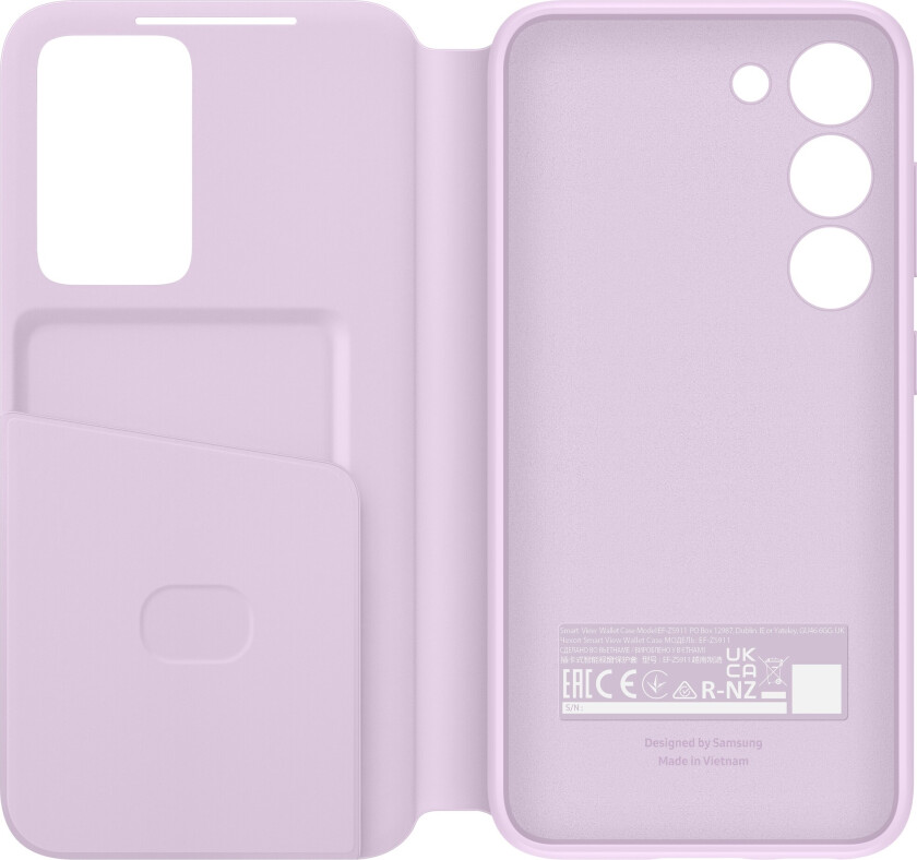 Smart View Wallet Case Galaxy S23 Lavendel