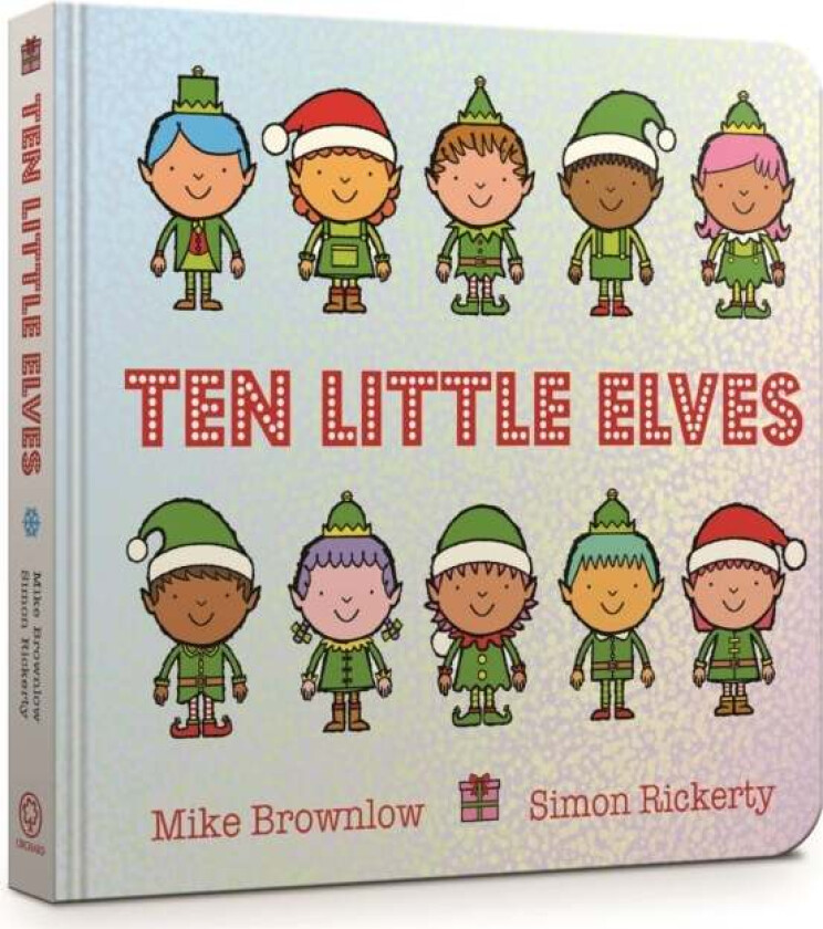 Ten Little Elves Board Book av Mike Brownlow