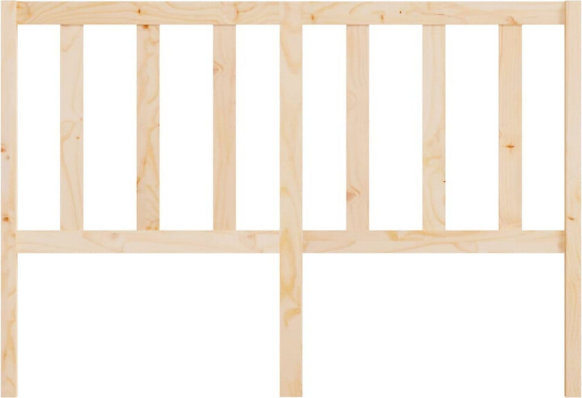 Sengegavl 126x4x100 cm heltre furu