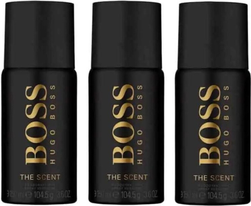 Boss 3-pack Hugo Boss The Scent Deo Spray 150ml