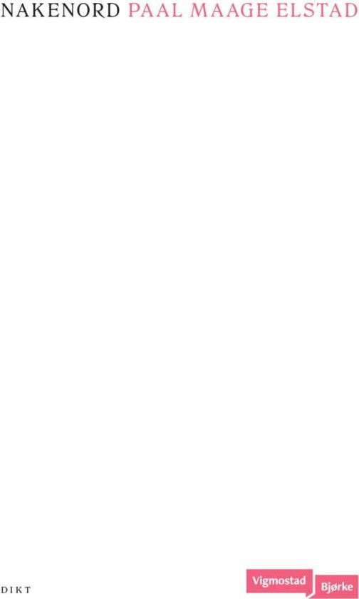 Nakenord av Paal Maage Elstad