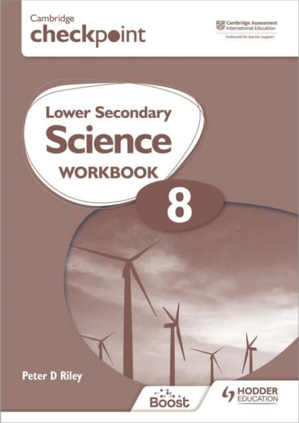 Cambridge Checkpoint Lower Secondary Science Workbook 8 av Peter Riley