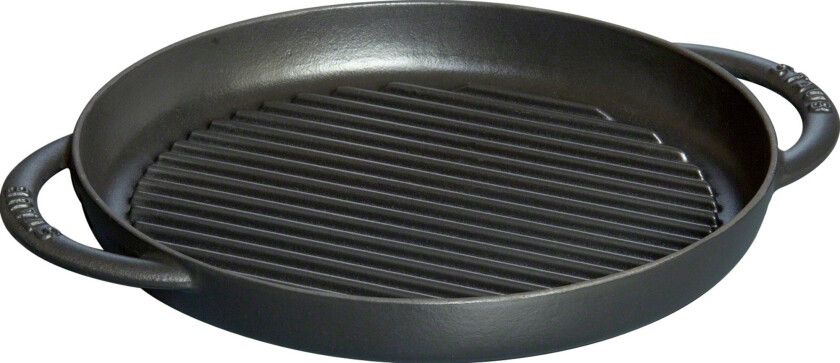 Pure Grill Grillpanne Rund 26 cm, Svart