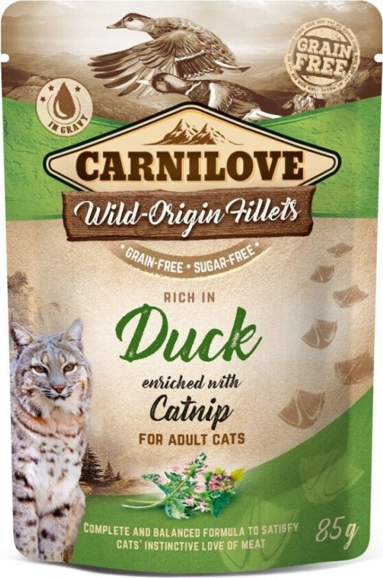 Carnilove Cat Adult Duck & Catnip 85 g