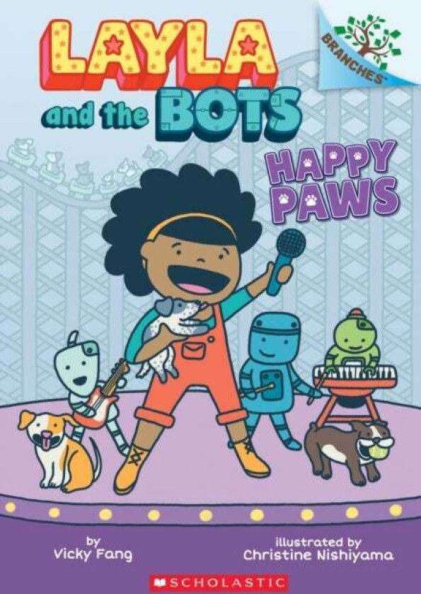 Happy Paws: A Branches Book (Layla and the Bots #1) av Vicky Fang