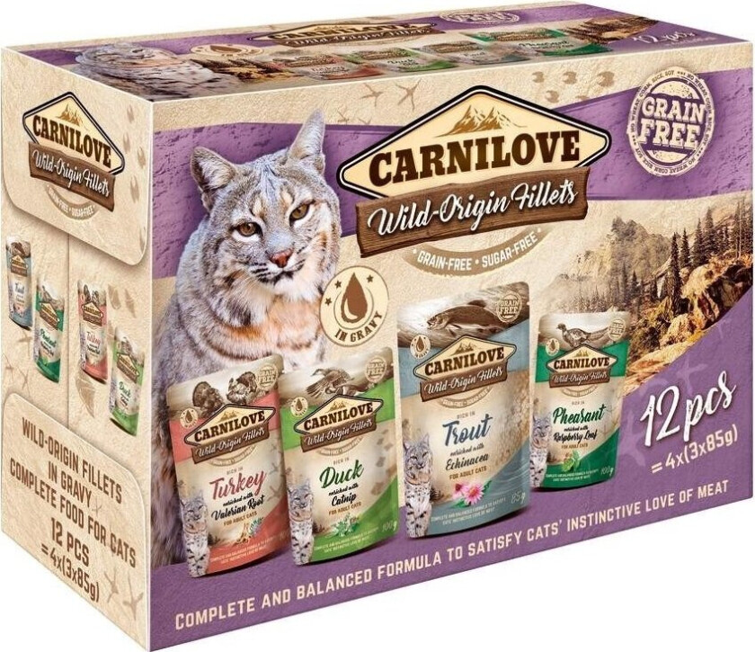 Carnilove Cat Adult Multipack 12x85 g