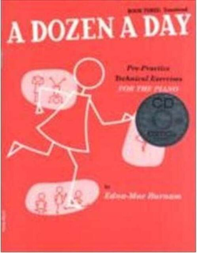 A Dozen a Day Book 3 + CD av Edna Mae Burnam
