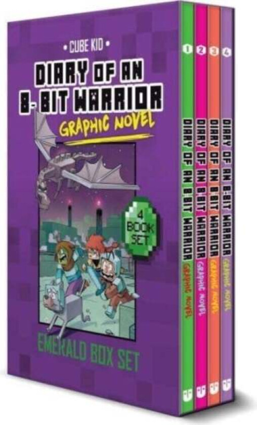Diary of an 8-Bit Warrior Graphic Novel Emerald Box Set av Pirate Sourcil