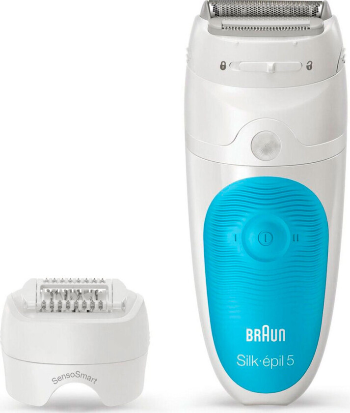 Bilde av Silk-Épil 5 Ses 5-605, Blå, Hvit, 28 Pinsetter, Microgrip, Barbering, Tyskland, Ac / Batteri