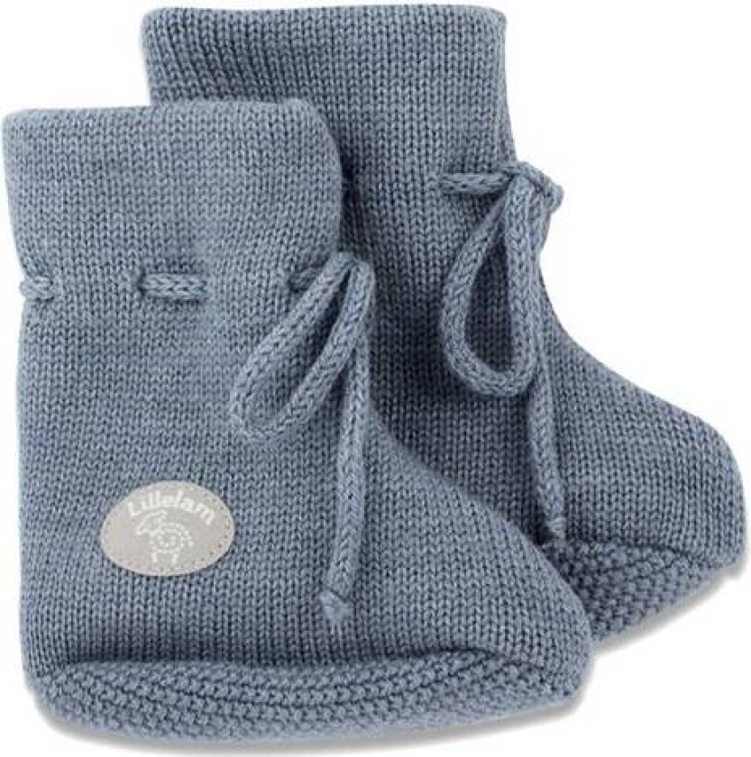 Classic Ulltøfler Til Baby, Mellomblå
