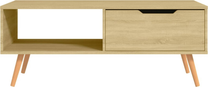 Salongbord sonoma eik 100x49,5x43 cm sponplate