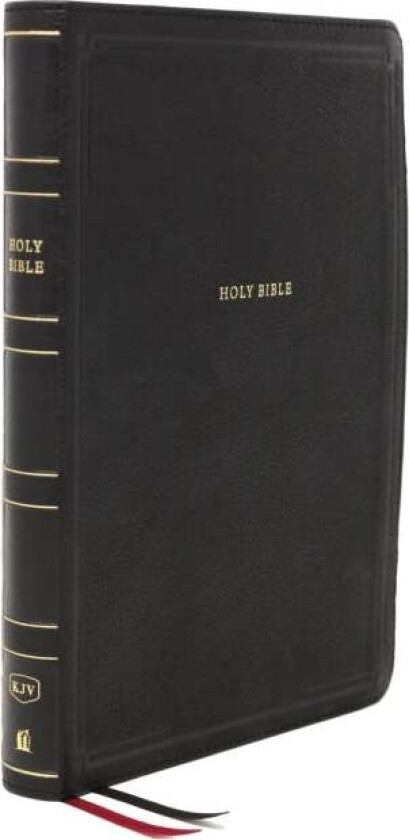 KJV Holy Bible, Giant Print Thinline Bible, Black Leathersoft, Red Letter, Comfort Print: King James av Thomas Nelson