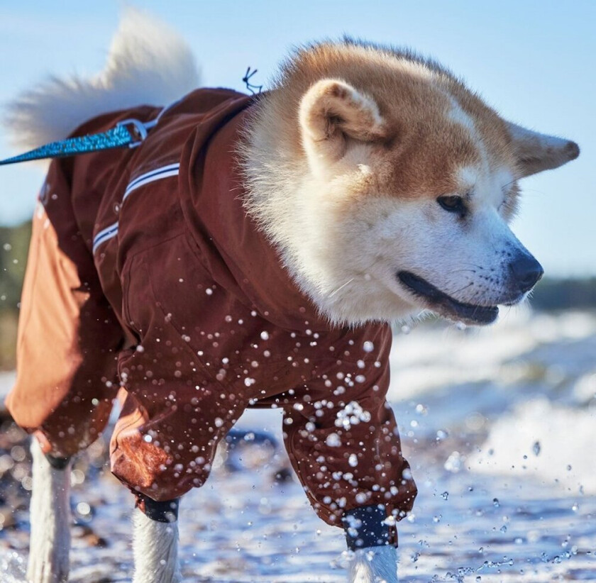 Hurtta Mudventure ECO Hundeoverall Rødbrun (25S)