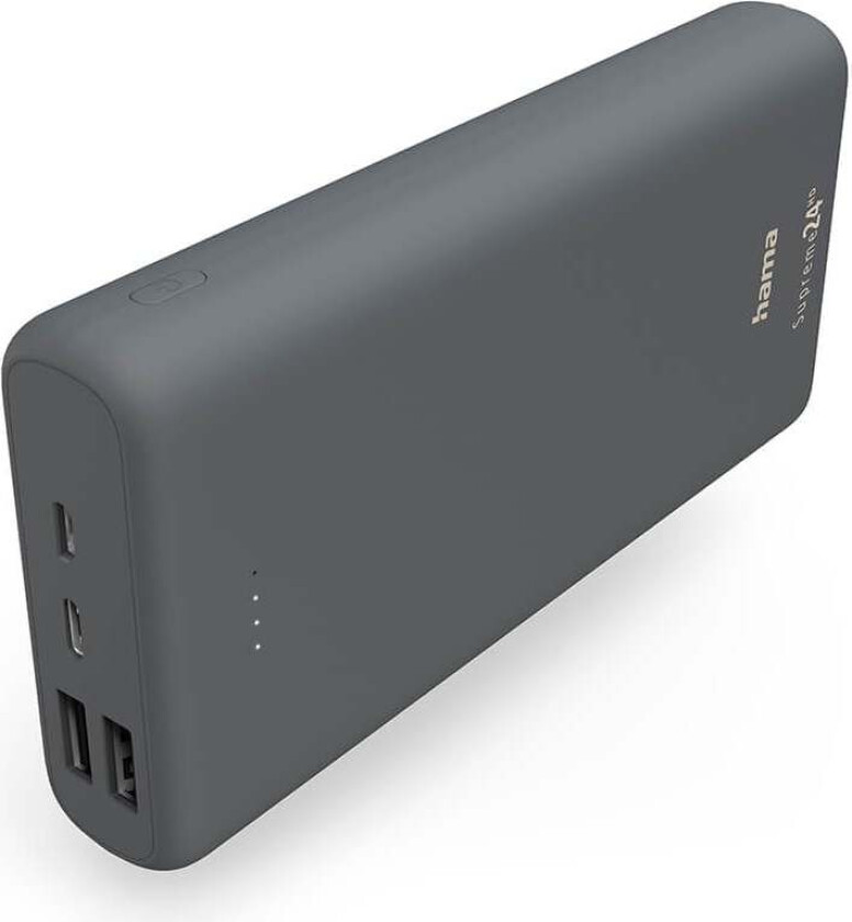 Supreme 24HD Nødlader - Svart - 24000 mAh