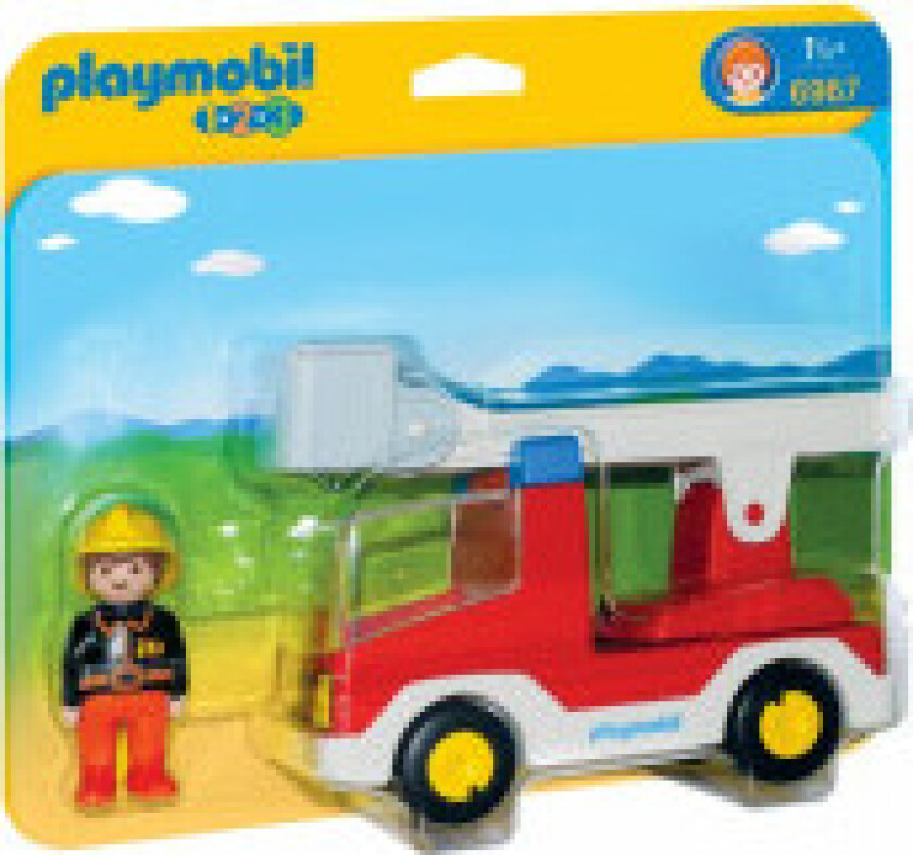 Playmobil 123 - Brannbil Med Stige 6967