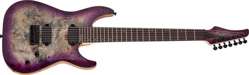 Schecter C-7 Pro Aurora Burst