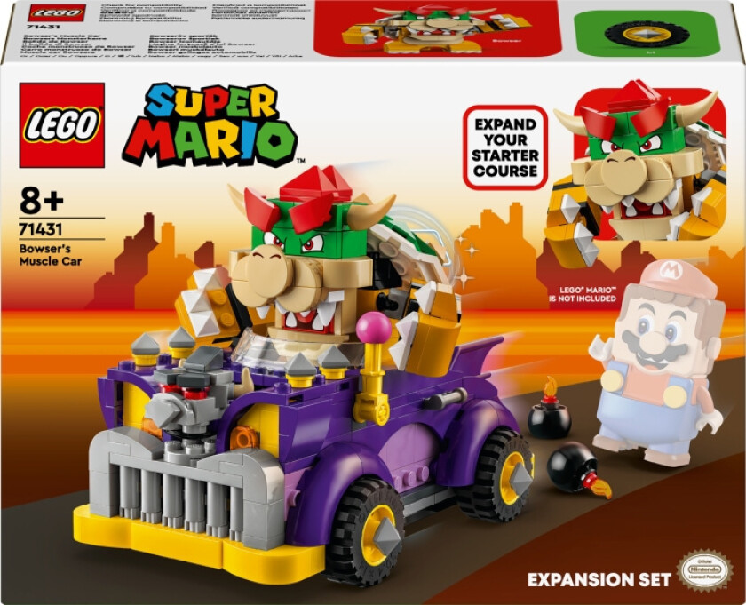 Lego Super Mario - Ekstrabanesettet Bowsers Muskelbil 71431