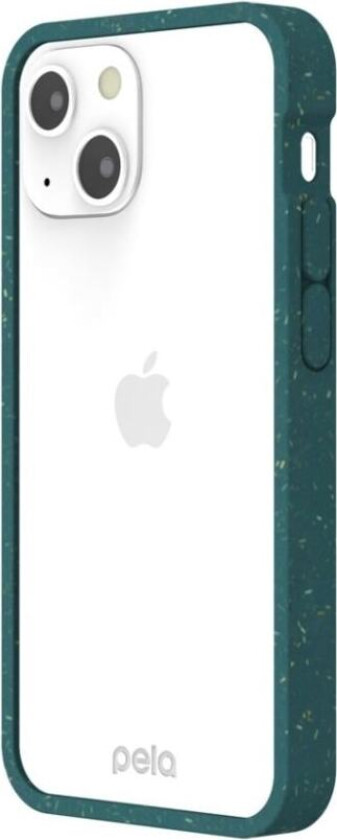 Pela iPhone 13 Mini Deksel Clear Grønn