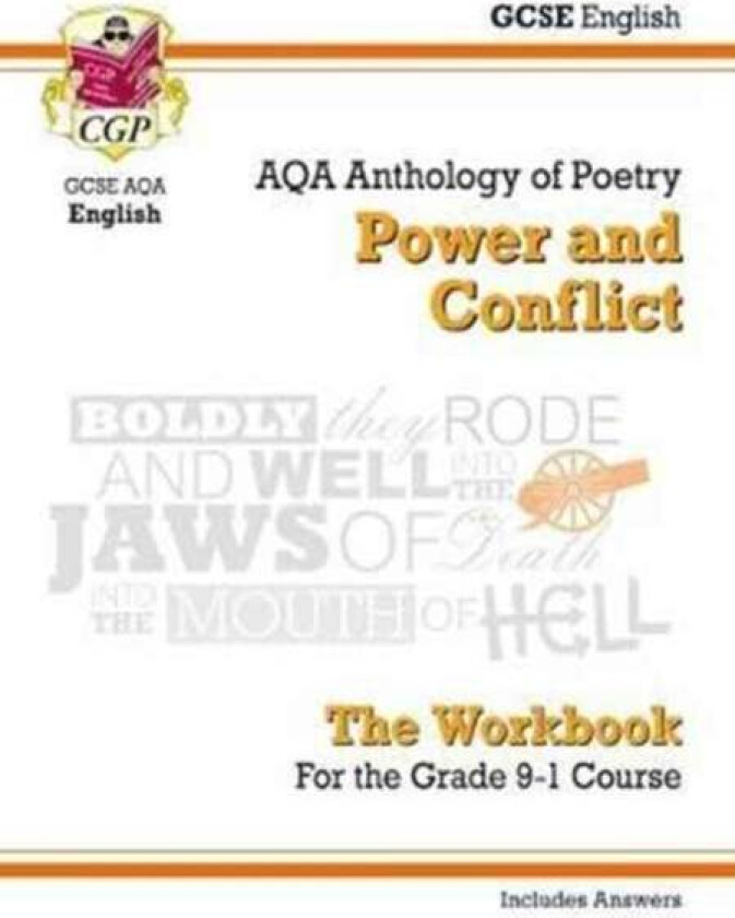 GCSE English Literature AQA Poetry Workbook: Power & Conflict Anthology (includes Answers) av CGP Books