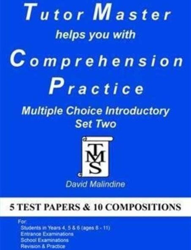 Tutor Master Helps You with Comprehension Practice - Multiple Choice Introductory Set Two av David Malindine