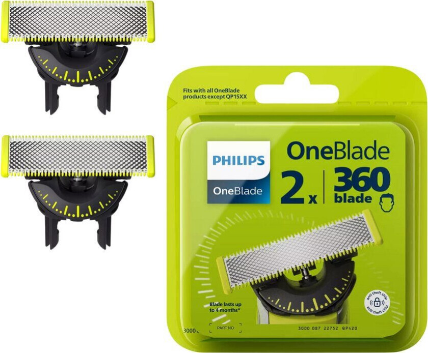 Bilde av OneBlade QP420/50 2-Pack