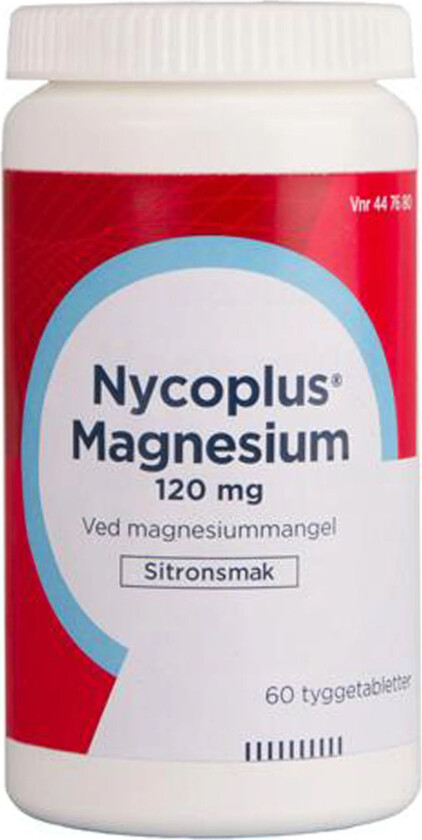 Magnesium 120 mg, 60 stk.