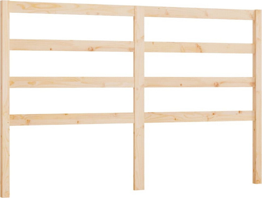 Sengegavl 126x4x100 cm heltre furu