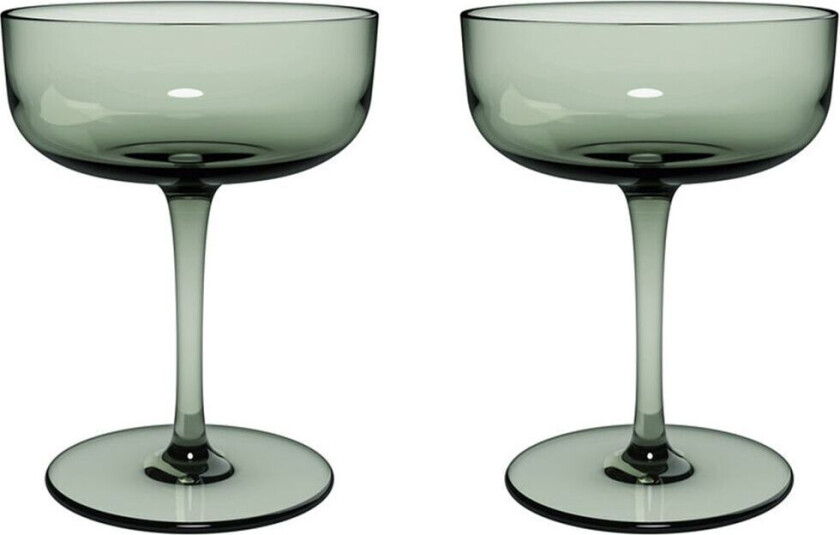 Like champagneglass coupe 10 cl 2-pakning Sage