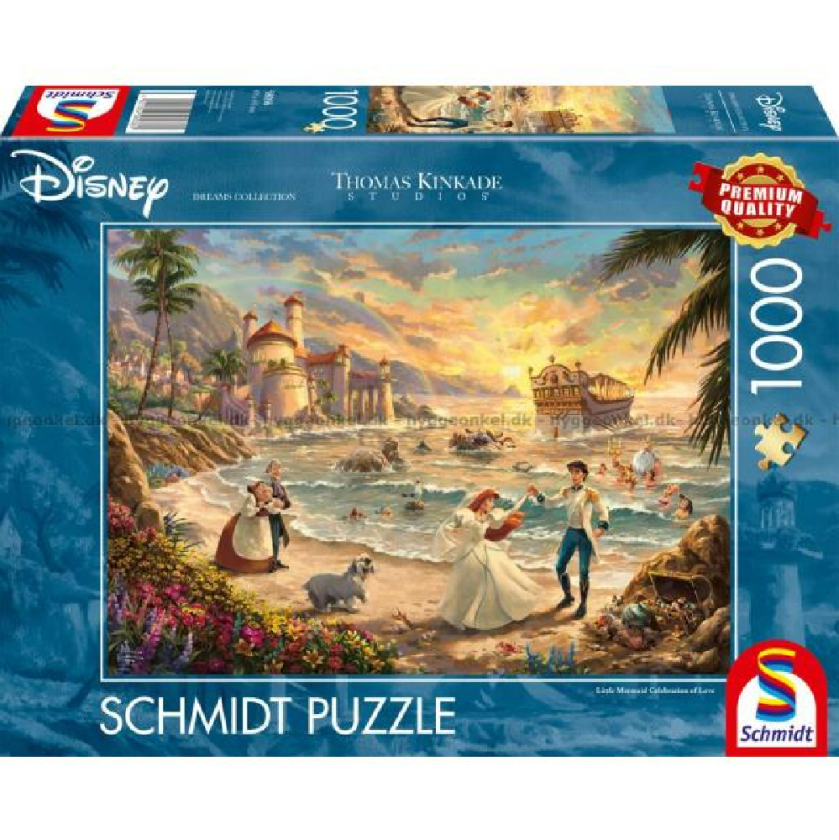 - Thomas Kinkade: Disney The Little Mermaid Celebration of Love (1000 pieces) (SCH8036)