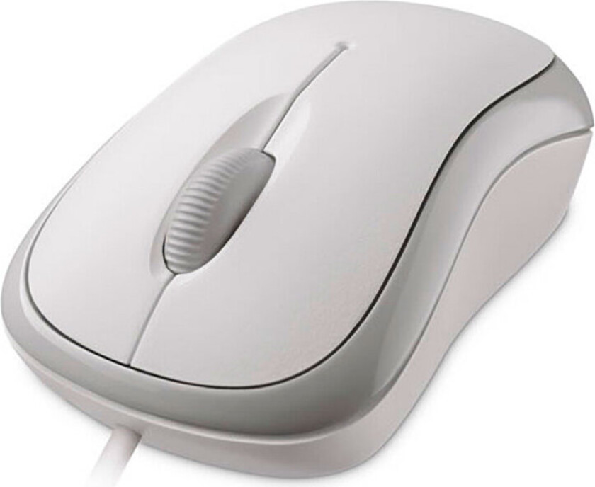 Basic Optical Mouse for Business - Mus - Optisk - 3 knapper - Hvit