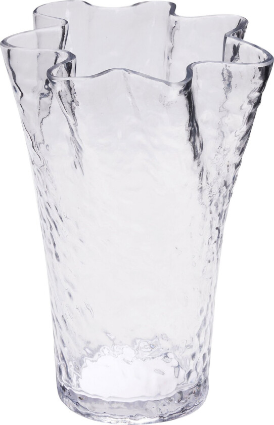 - Ruffle Vase Clear