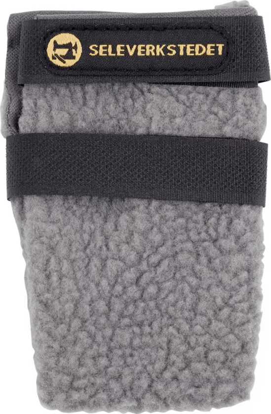 High Fleece Dog Boot 4pk Grå/svart S