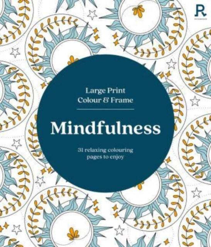 Large Print Colour & Frame - Mindfulness (Colouring Book for Adults) av Richardson Puzzles and Games