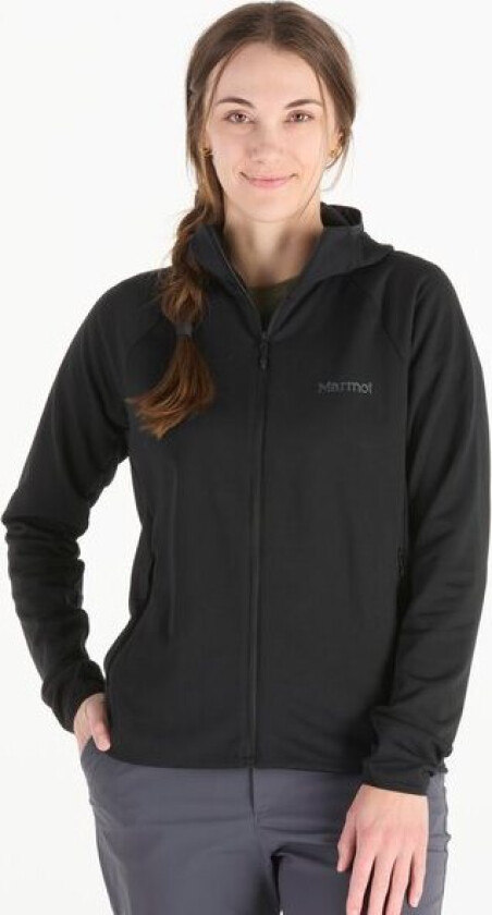 Wm'S Lectone Flc Hoody Black M, Black