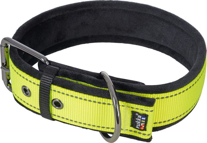 Rukka Form Soft Hundehalsbånd Neon Gul (M)