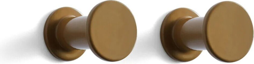 Bolt krok 2-pakning Ø 2,8 cm Light brown