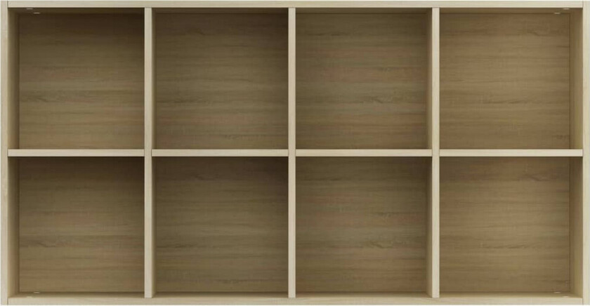 Bokhylle/skjenk sonoma eik 66x30x130 cm sponplate