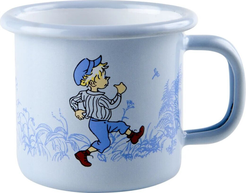 Emil blue emaljekopp 1,5 dl Light blue