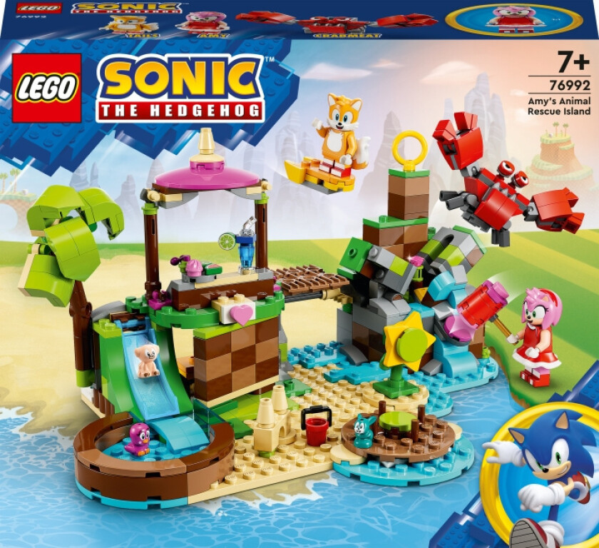 Lego Sonic - Dyreredningsøya Til Amy 76992